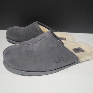 Ugg Men's Gray Scuff Slippers